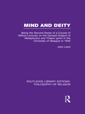 cover image of Mind and Deity